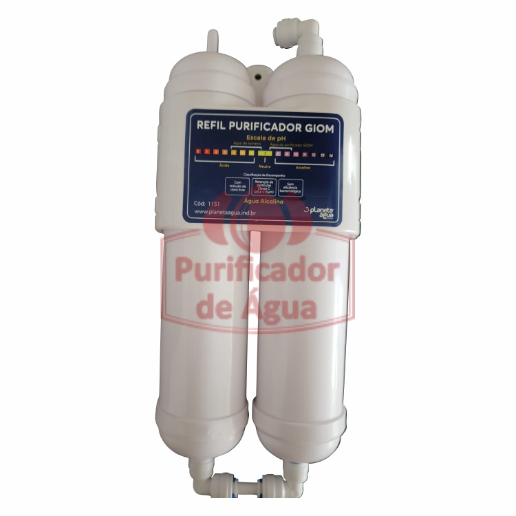 Refil Purificador Alcalino Planeta Água